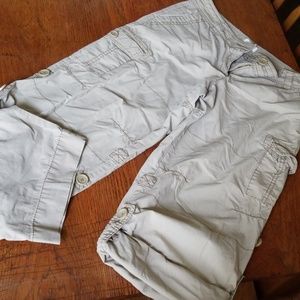 Khaki capris